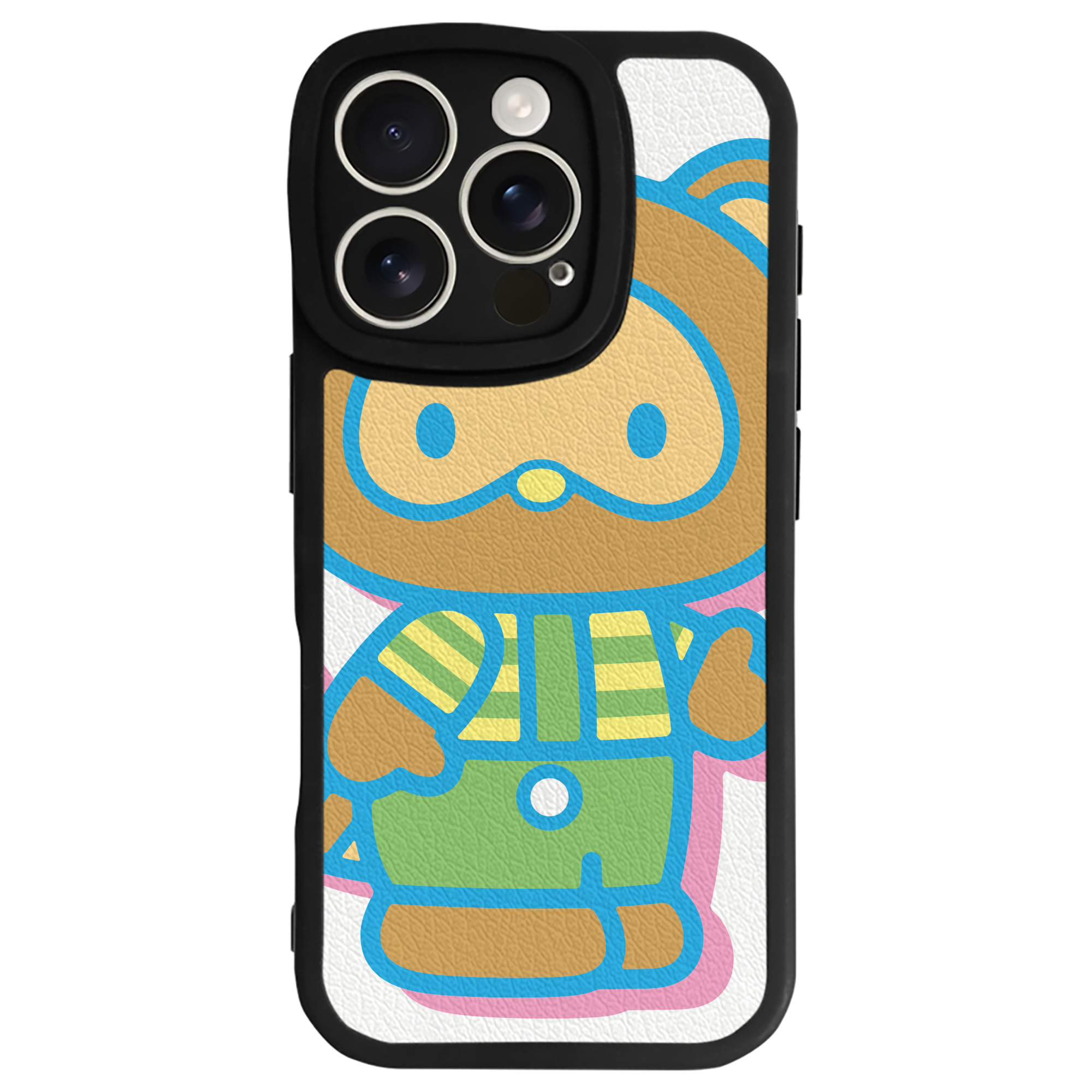 （画像用） Hello Kitty ハローキティ 【iPhone 16シリーズ対応】シリコンスマホケース（レザー調） 材質：シリコン